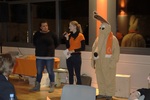 Laura Bien (Mitte) und Schnuffi berbrachten Gre vom Dizesanverband, Alima Abibu (li.) ehemalige Dizesanleiterin berichtete von ihrer aktiven Zeit
